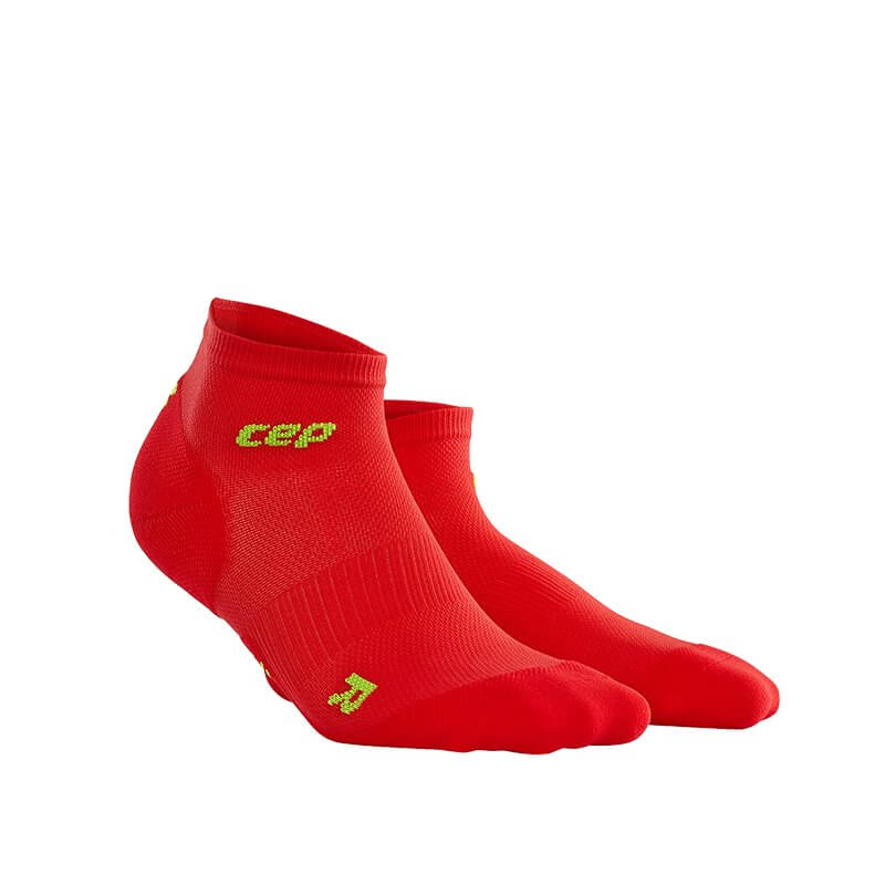 Ponožky CEP Kotníkové ponožky ultralight dámské červená / zelená