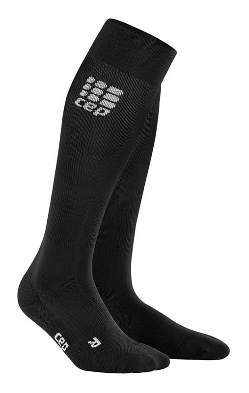 Ponožky CEP Podkolienky fitness pánske čierna