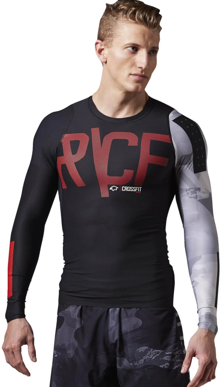 Pánské sportovní tričko Reebok RCF PWR6 L/S Compression Shirt
