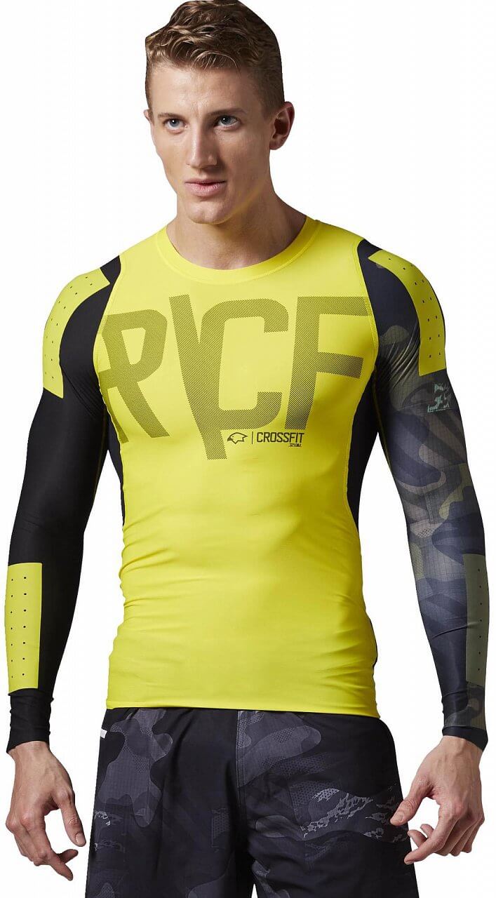 Pánské sportovní tričko Reebok RCF PWR6 L/S Compression Shirt