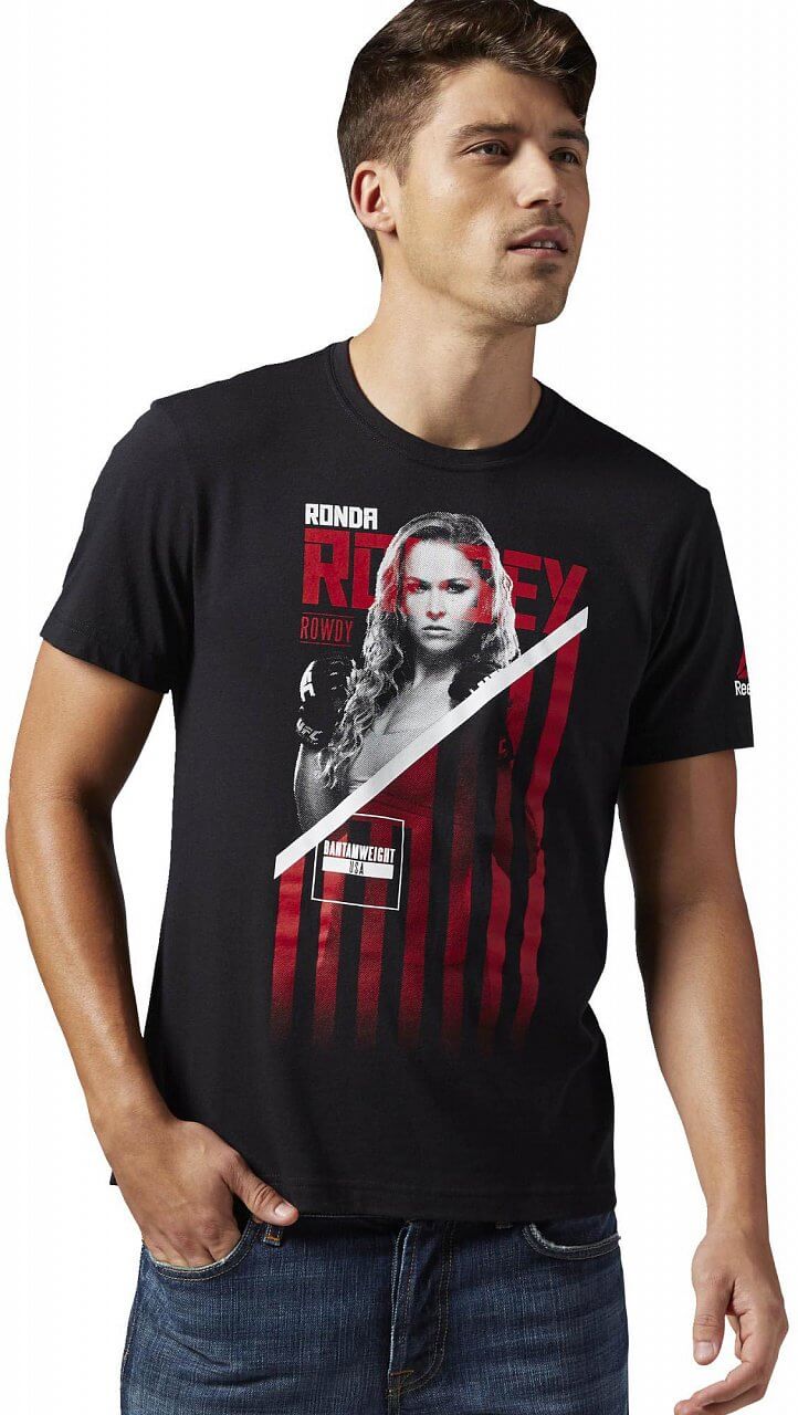 Pánské sportovní tričko Reebok Rousey Fighter Tee