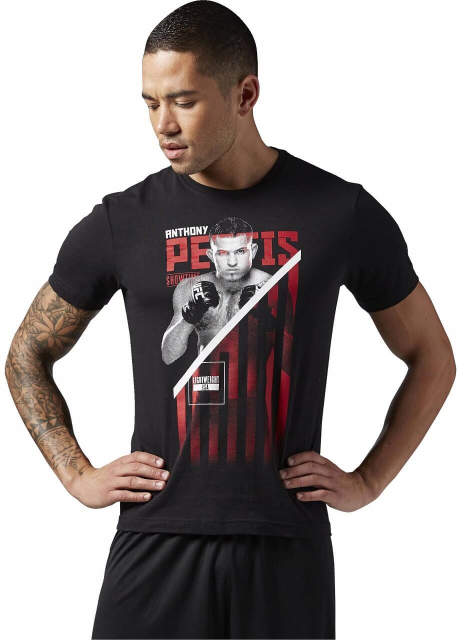 Pánské sportovní tričko Reebok Pettis Fighter Tee