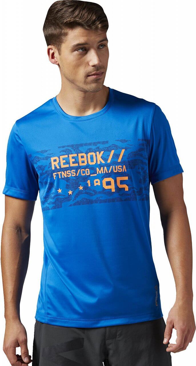 Pánské sportovní tričko Reebok Work Out Ready Premium Graphic Tech Top