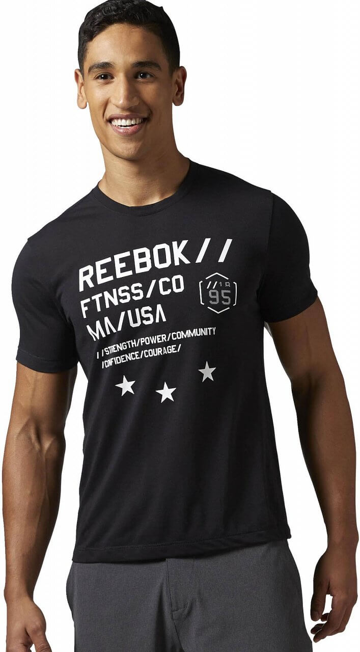 Pánské sportovní tričko Reebok Work Out Ready Supremium Tee Version A