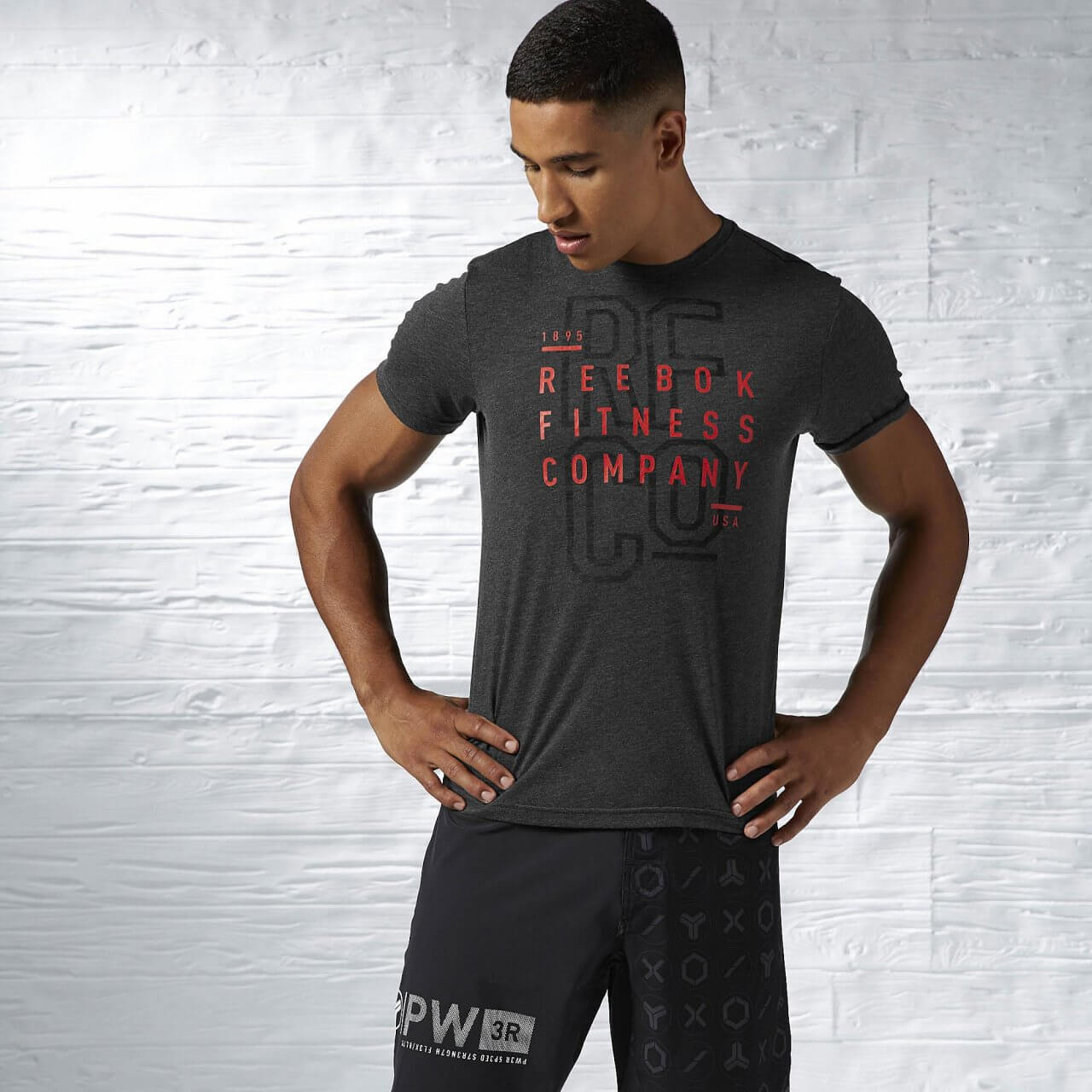 Pánské sportovní tričko Reebok Fitness Company Push-Thru Tee