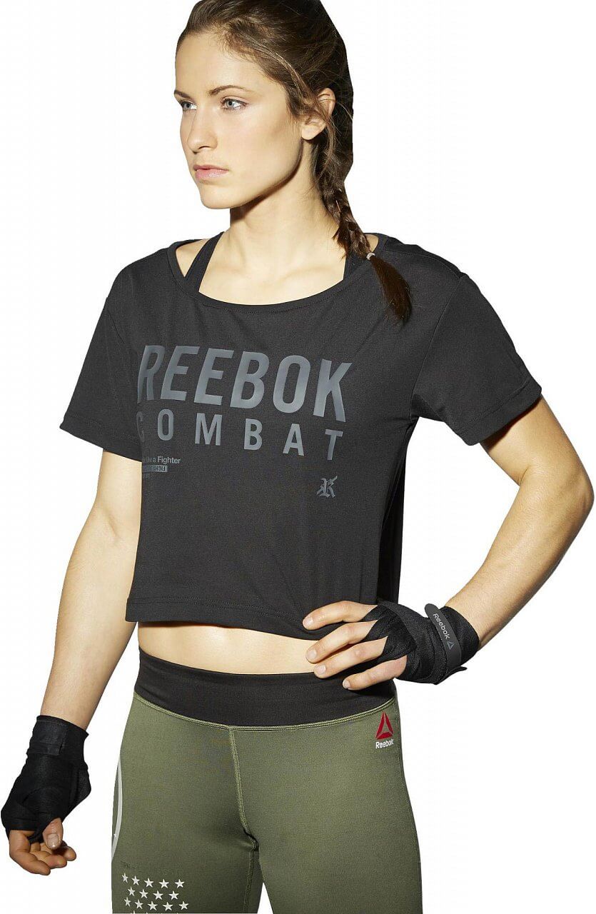 Dámské sportovní tričko Reebok Combat Crop Tee