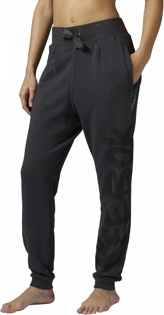 Dámské sportovní kalhoty Reebok Dance Drop Crotch Knit Pant