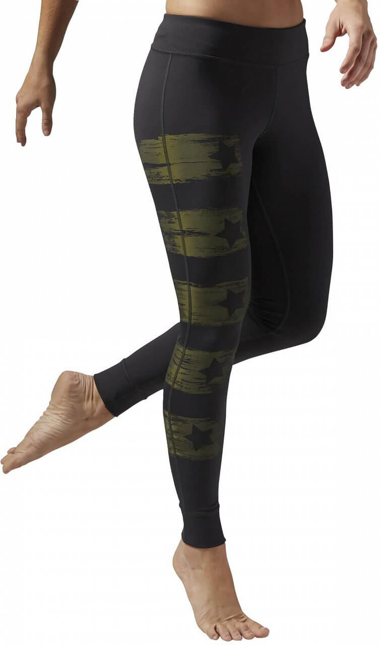 Dámské sportovní kalhoty Reebok Yoga Painted Tight