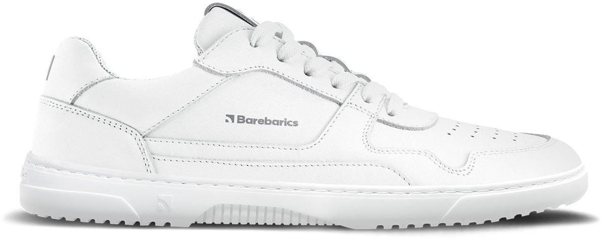 Tenisky naboso Barebarics Zing - All White - Leather