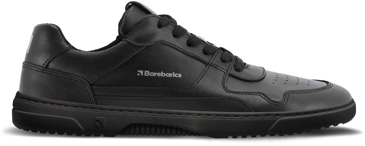 Tenisky naboso Barebarics Zing - Black - Leather