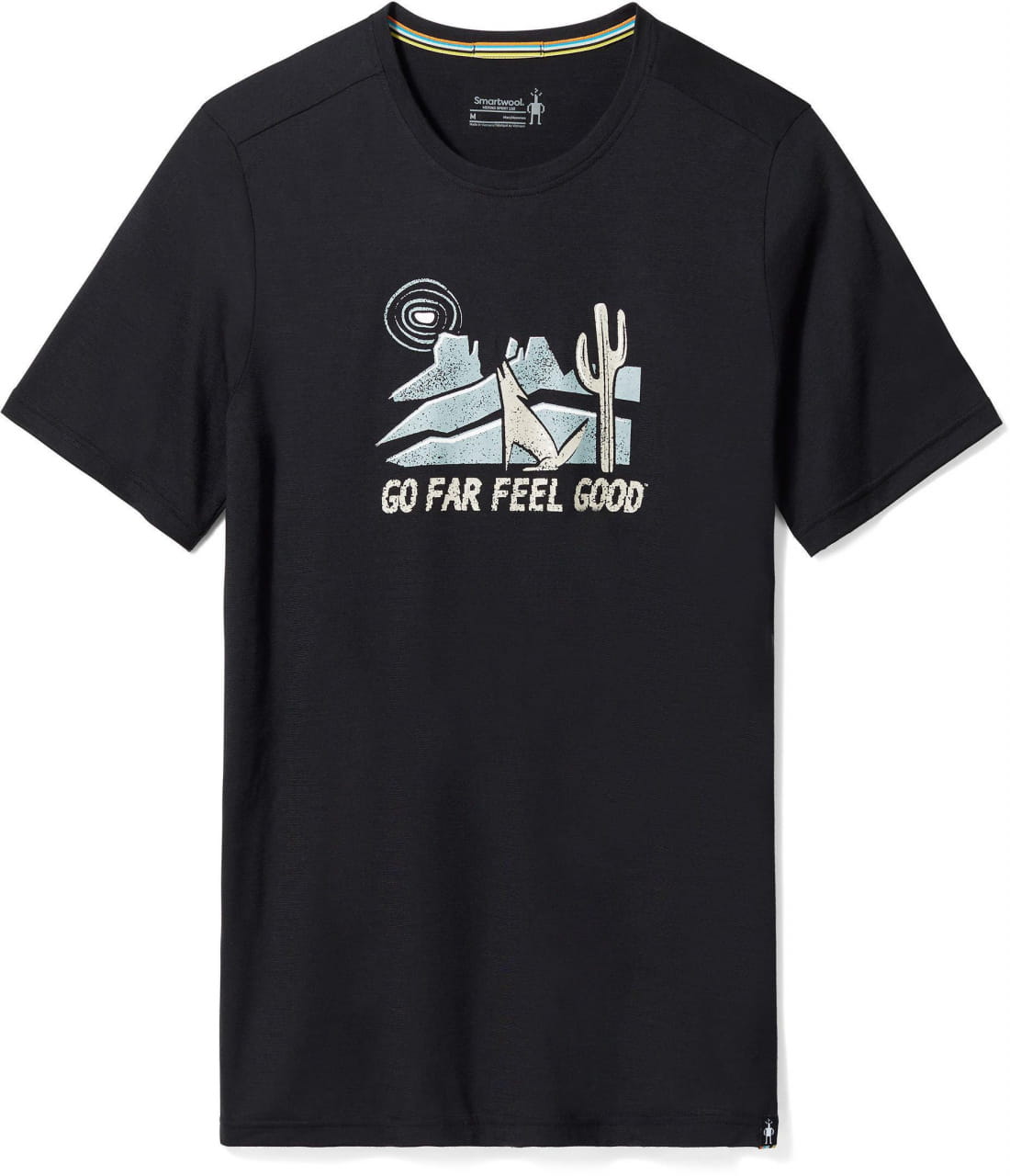Unisex sportshirt Smartwool Moonlight Desert Graphic SS Tee Slim Fit