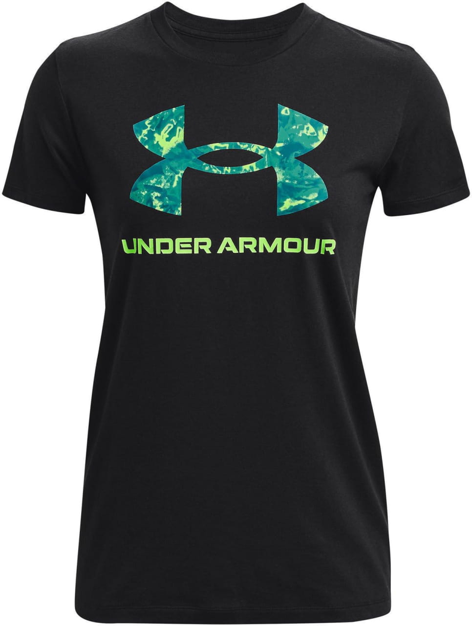 Dámské sportovní tričko Under Armour SPORTSTYLE LOGO SS-BLK