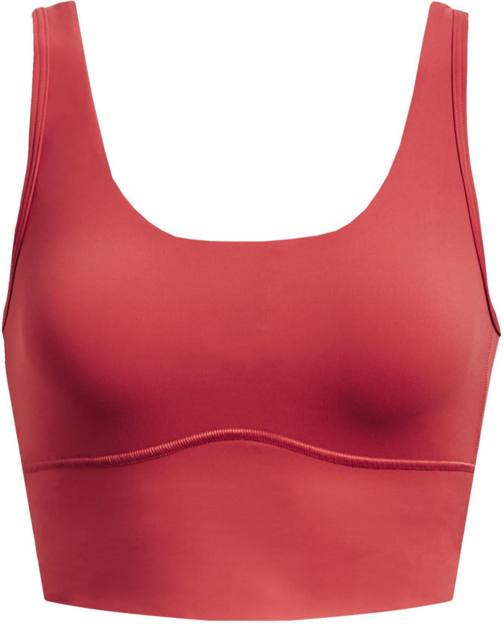 Camiseta deportiva de tirantes para mujer Under Armour Meridian Fitted Crop Tank-RED
