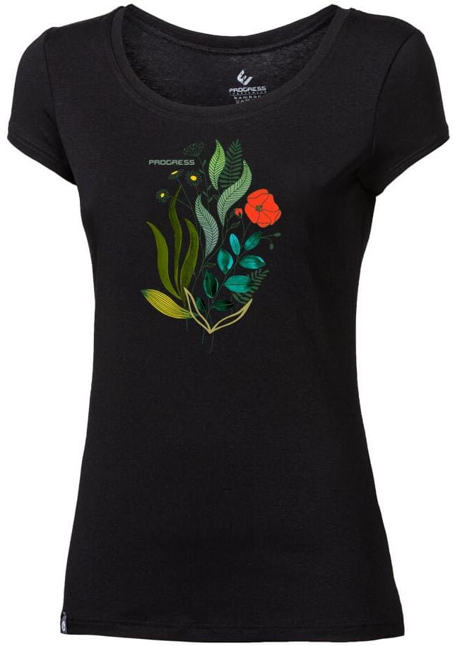 Damen-T-Shirt mit Bambus Progress Liberta "Bouquet"