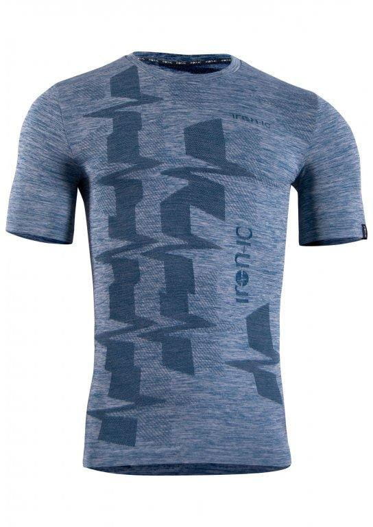 Functioneel herenoverhemd met losse pasvorm Iron-ic T-Shirt Ss Man Outwear 6.1 Zig Zag