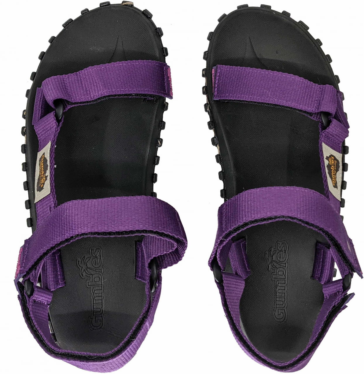 Unisex slippers voor in de stad en daarbuiten Gumbies Scrambler Sandal Purple
