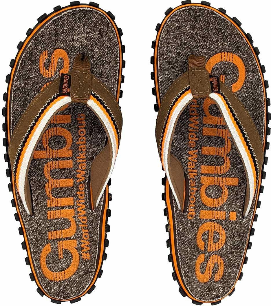 Unisex slippers voor in de stad en daarbuiten Gumbies Cairns Flip-Flop Orange