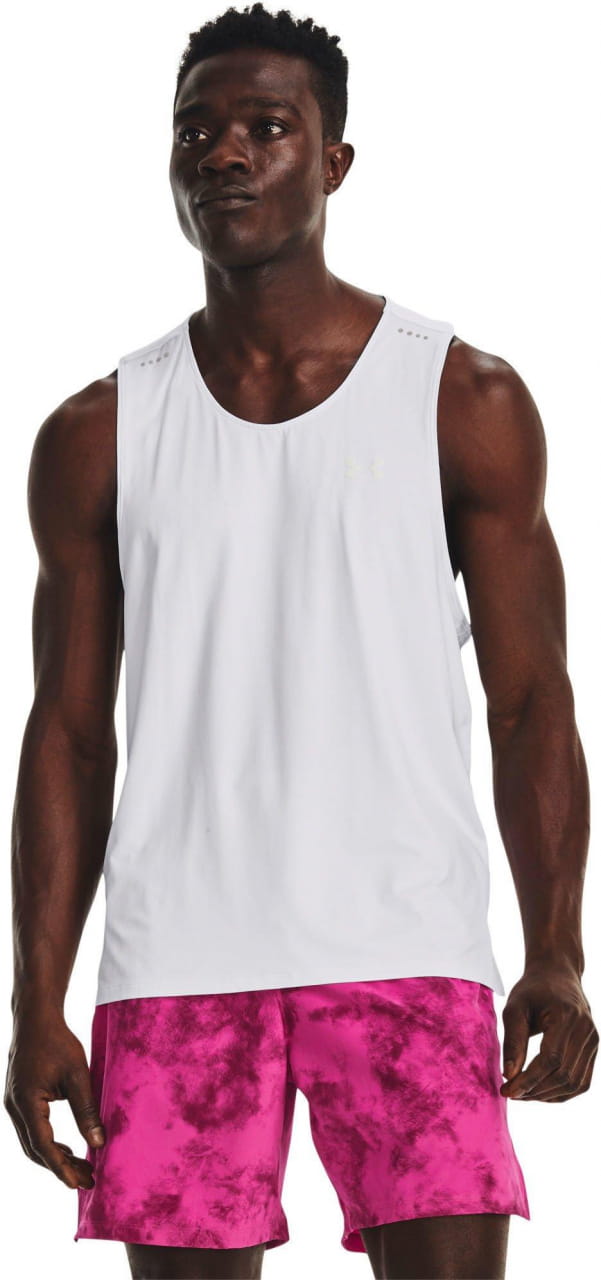 Camiseta de tirantes deportiva para hombre Under Armour ISO-CHILL LASER SINGLET-WHT