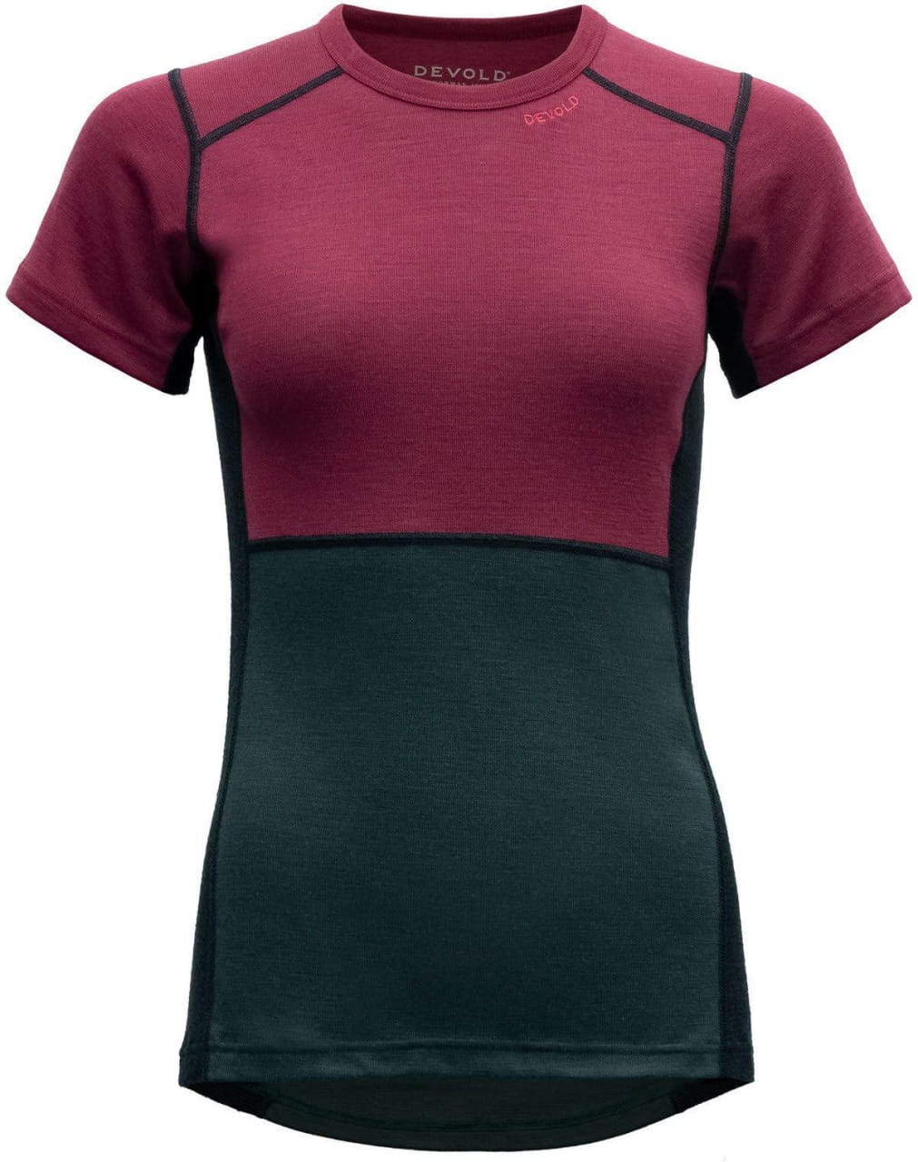 Damska koszulka sportowa Devold Lauparen Merino 190 T-Shirt Wmn