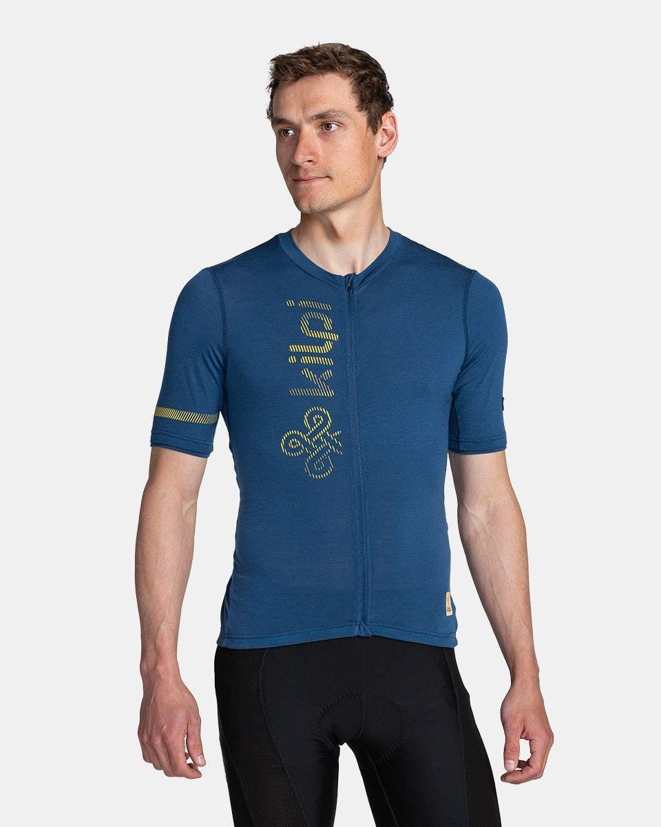 Tricou de ciclism Merino pentru bărbați Kilpi Petrana