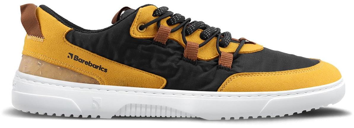 Sneakers op blote voeten Barebarics Revive - Golden Yellow & Black