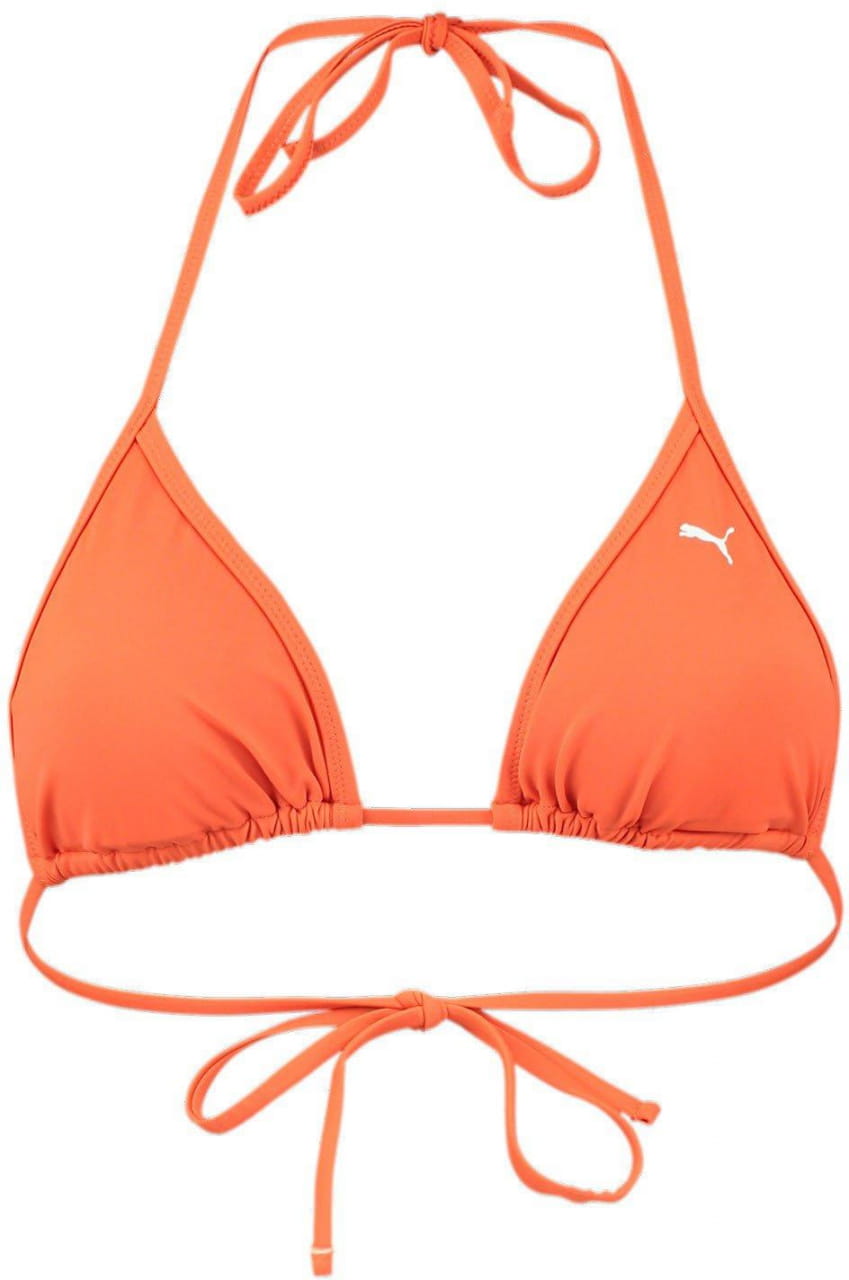 Stroje kąpielowe damskie Puma Swim Women Triangle Bikini Top 1P B