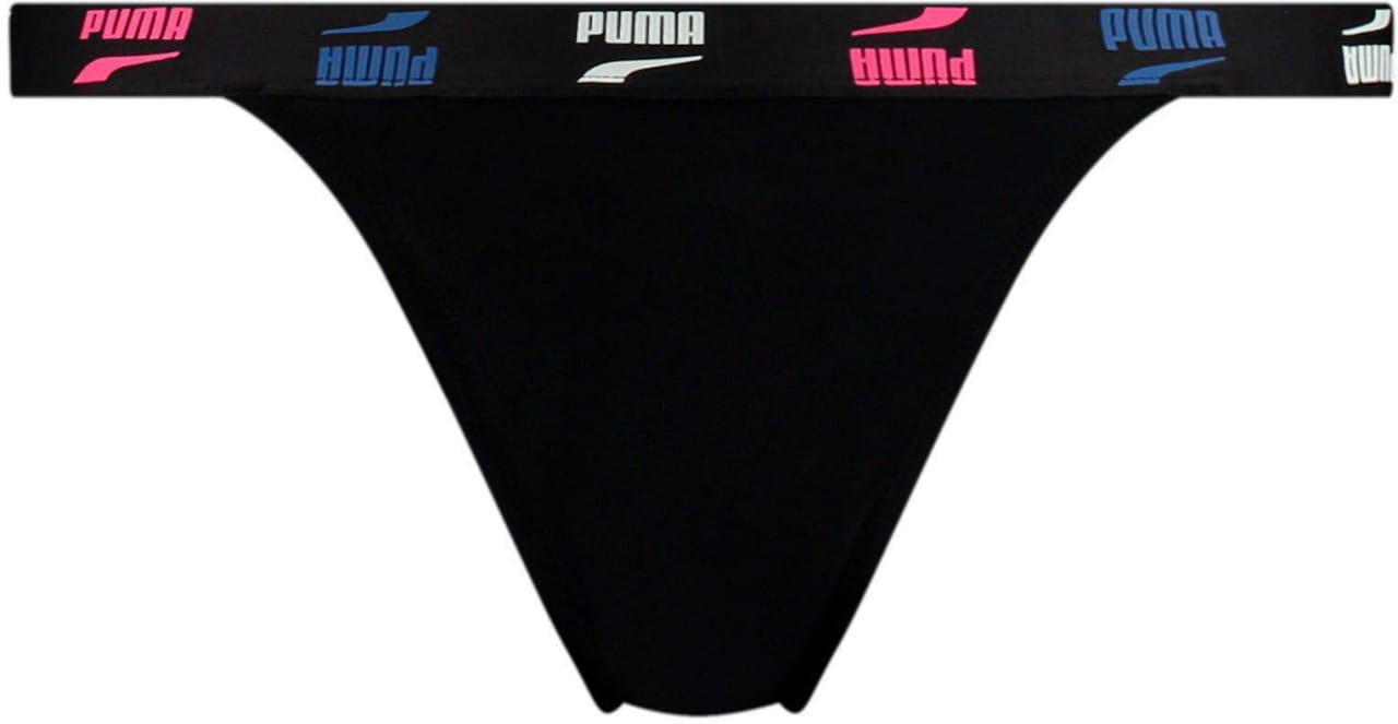 Női fürdőruha Puma Swim Women Tanga Brief 1P Black Com