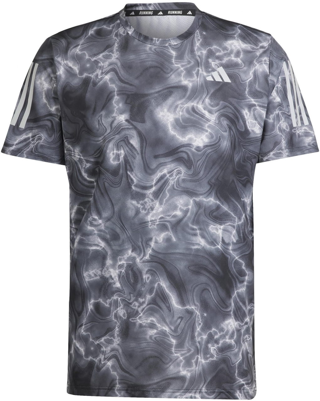 Camiseta de running para hombre adidas Own The Run All Over Print T-Shirt