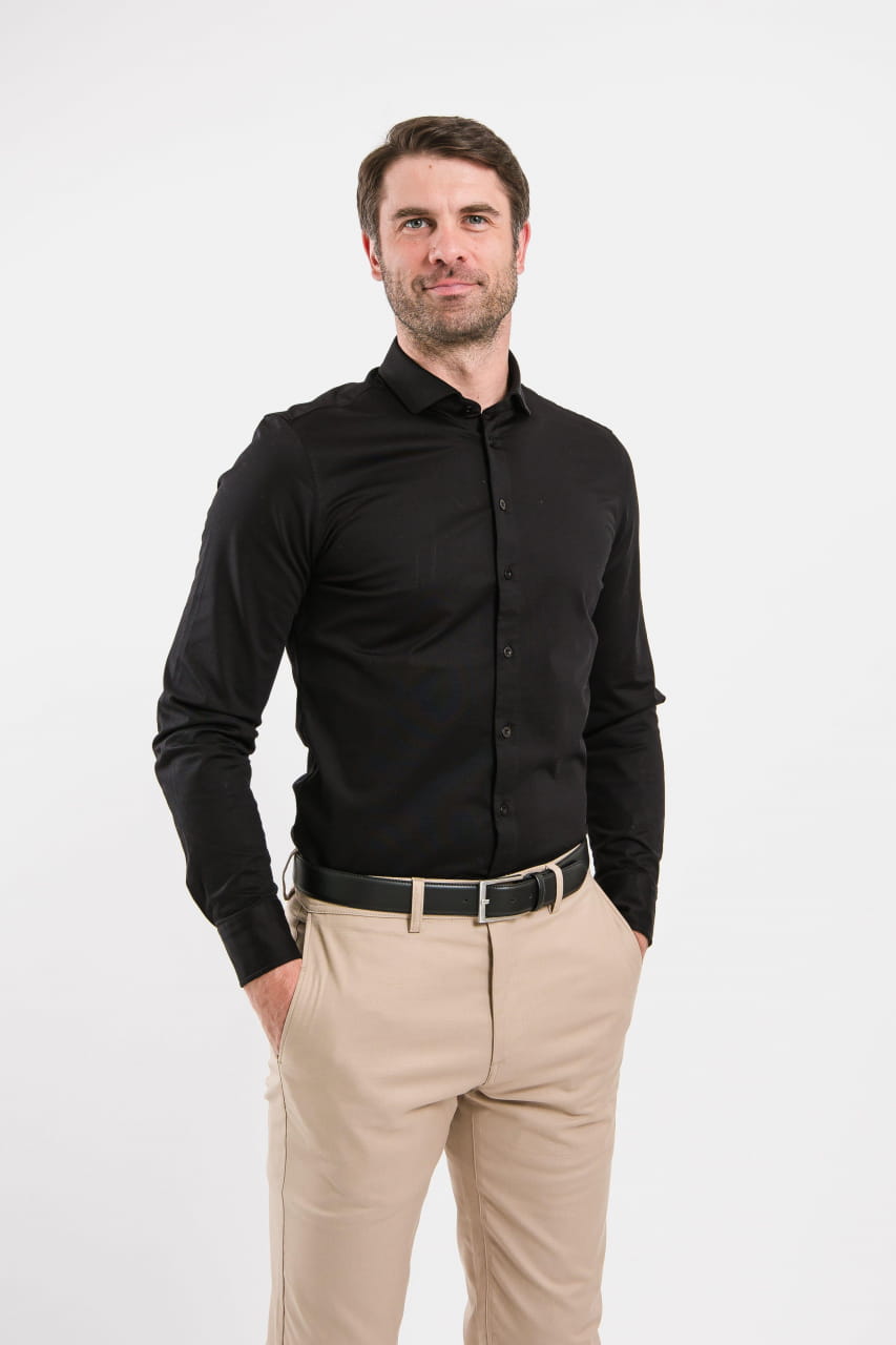 Cămașă slim pentru bărbați Be Lenka Essentials Men's Slim Shirt