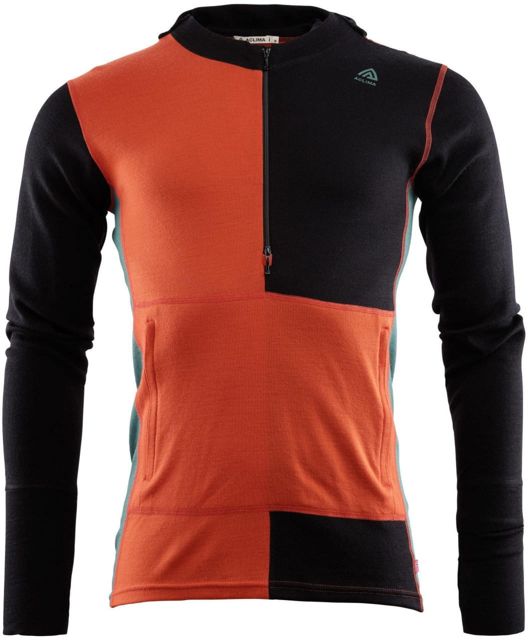 Camicia sportiva da uomo Aclima WarmWool Hood Sweater Net