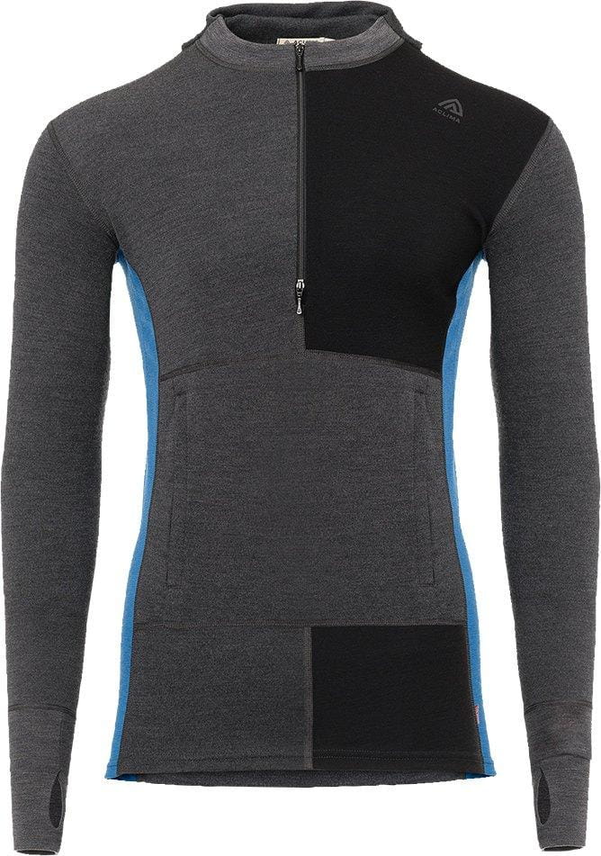 Camiseta deportiva de hombre Aclima WarmWool Hood Sweater Net