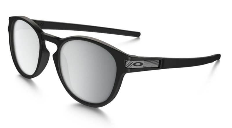 Sluneční brýle Oakley Latch Machinist Matte Blk w/Chrome Irid