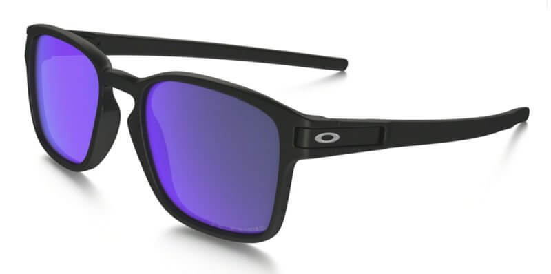 Sluneční brýle Oakley Latch SQ Matte Black w/Violet Irid Pol