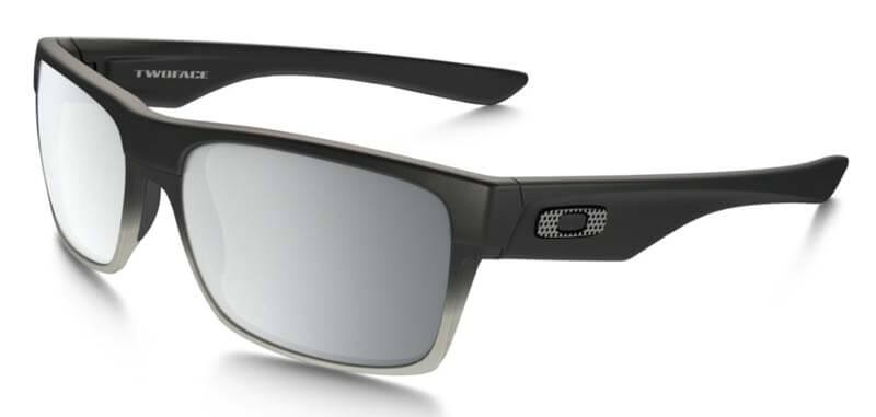 Sluneční brýle Oakley Two Face Machinist Matte Blk w/Chrome Irid