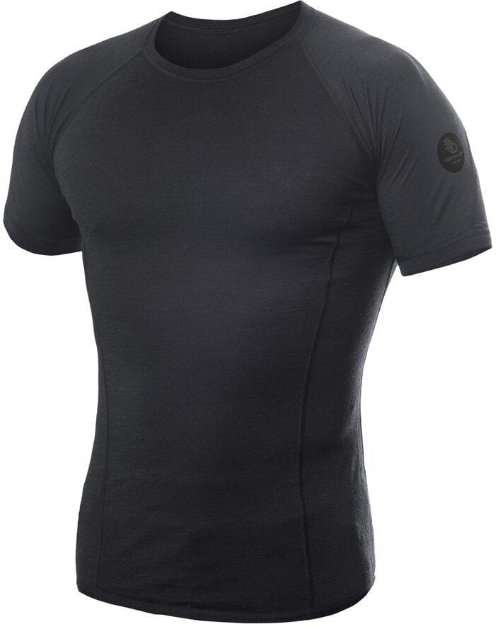 Sporthemd für Männer Sensor Merino Air pánské triko kr.rukáv černá