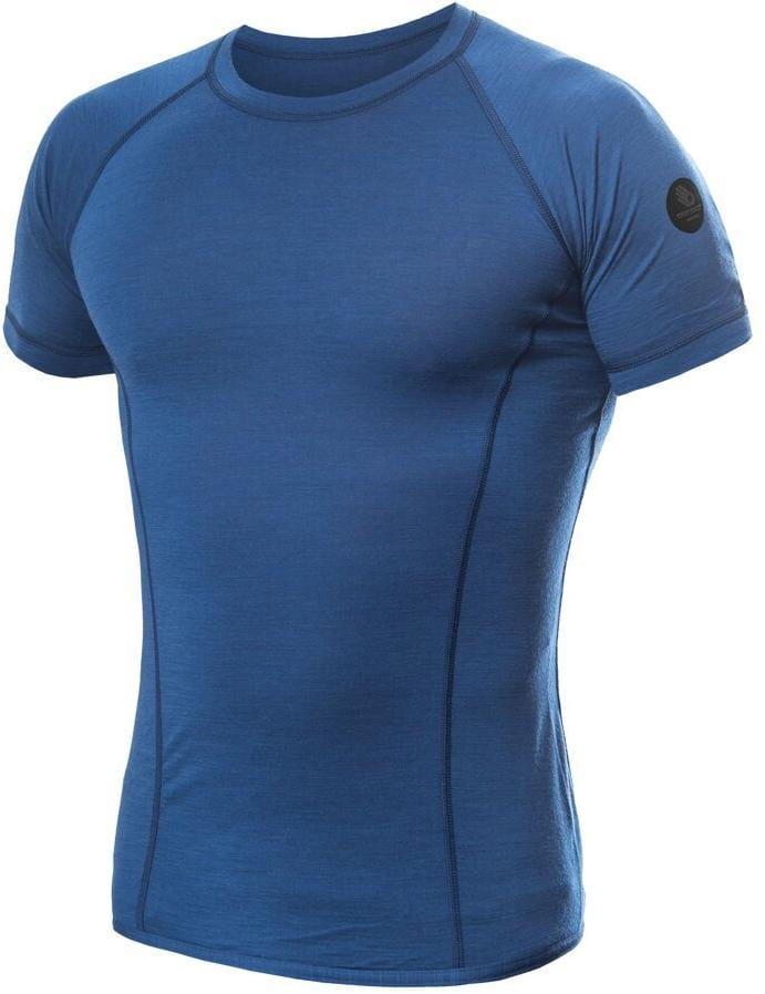 Camicia sportiva da uomo Sensor Merino Air pánské triko kr.rukáv tm.modrá