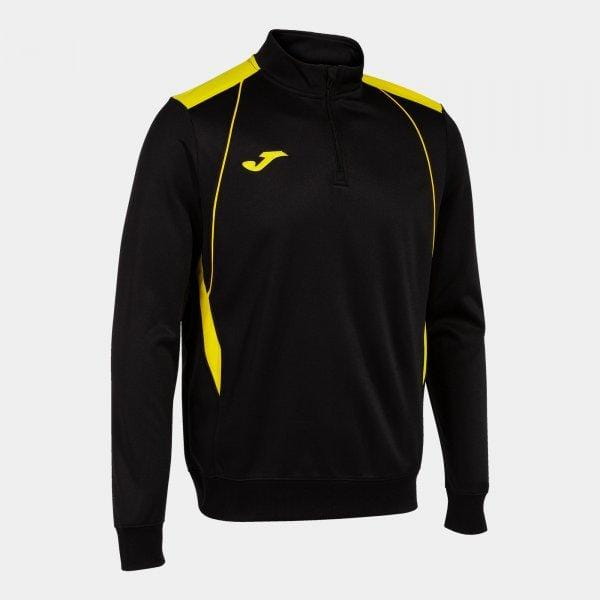 Sudadera deportiva para hombre Joma Championship VII Sweatshirt Black Yellow