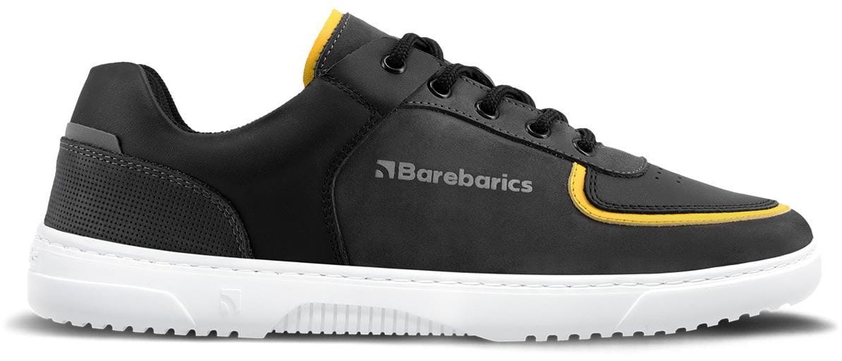Sneakers op blote voeten Barebarics Apollo - Dark Grey & Black