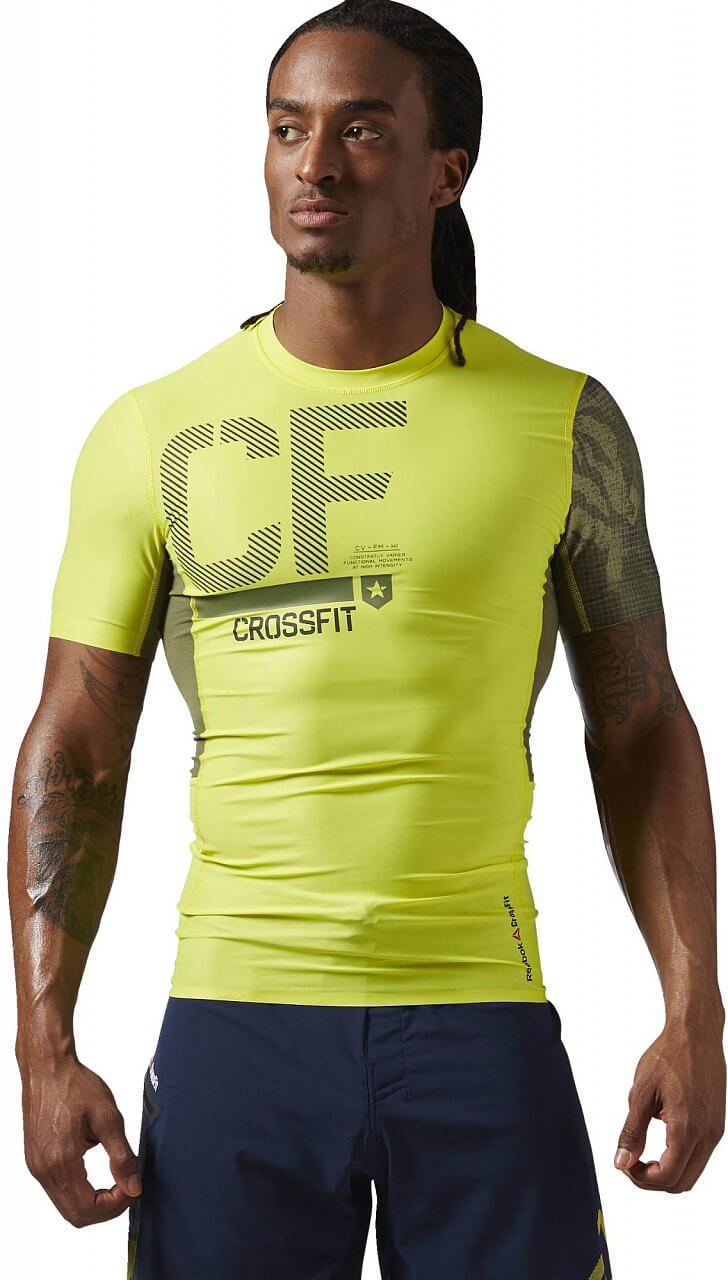Pánské fitness tričko Reebok CrossFit SS Compression Shirt
