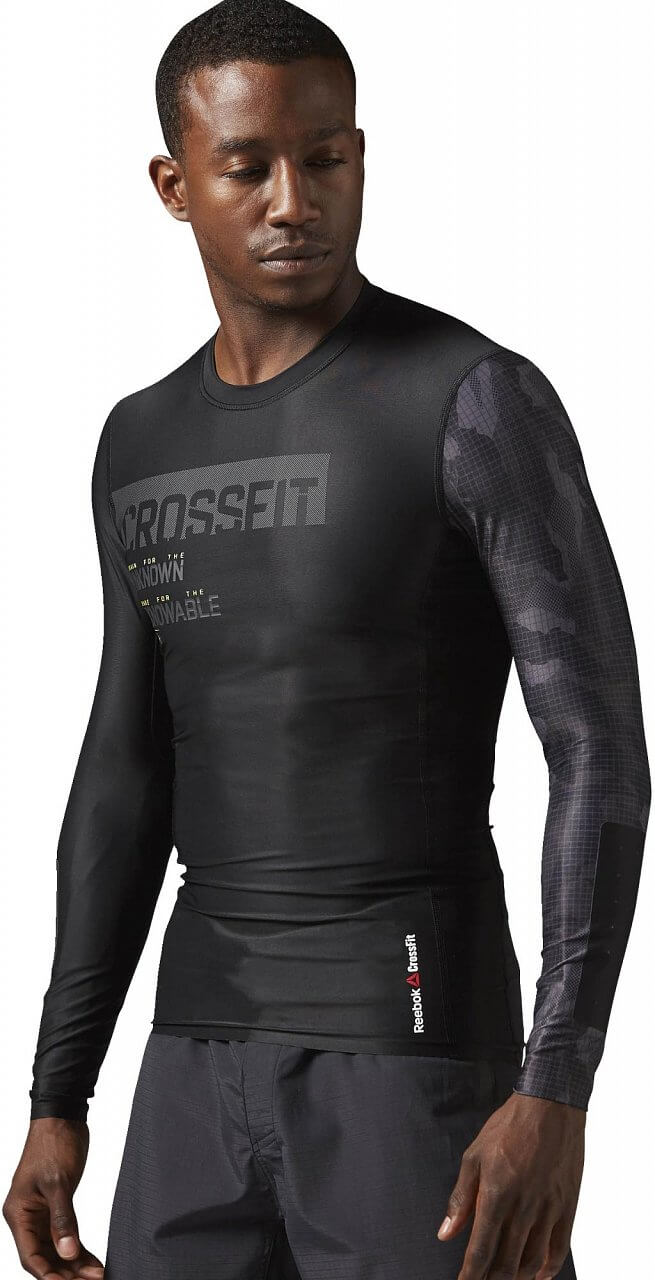 Pánske fitness tričko Reebok CrossFit LS Compression Shirt