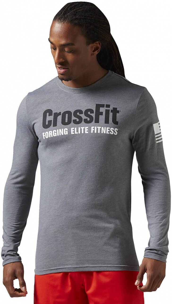 Pánské fitness tričko Reebok CrossFit Forging Elite Fitness LS Tee