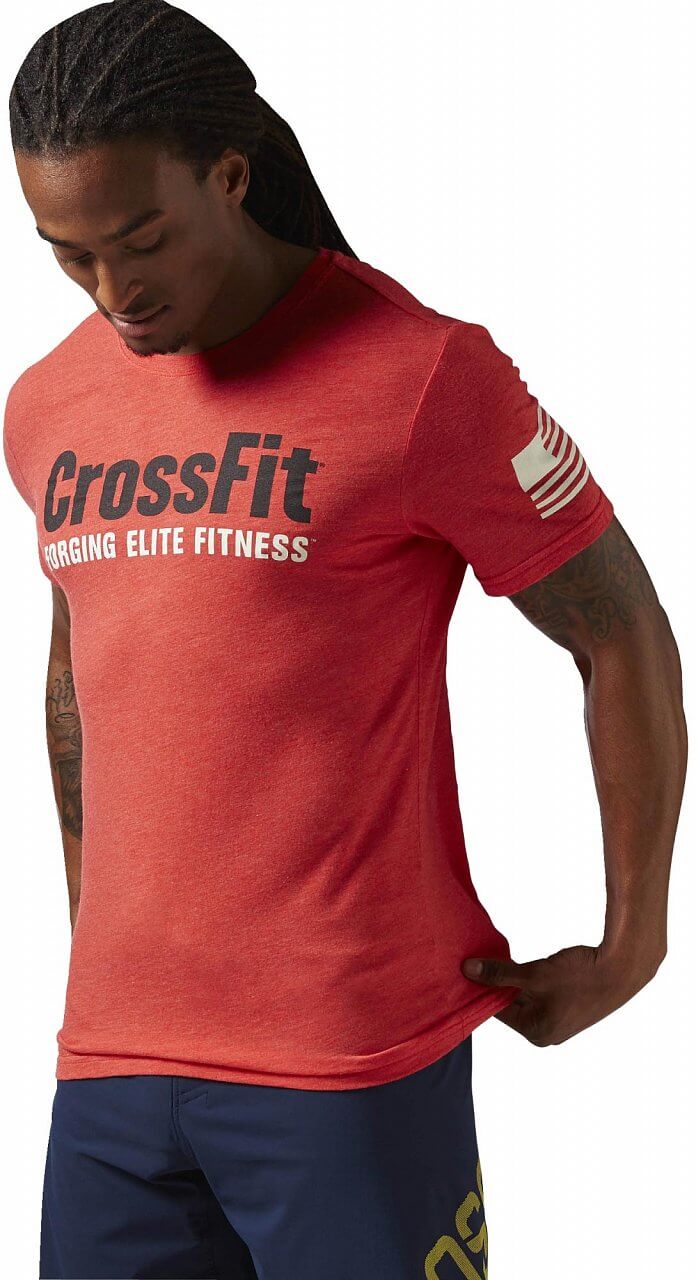Pánské fitness tričko Reebok CrossFit Forging Elite Fitness Tee