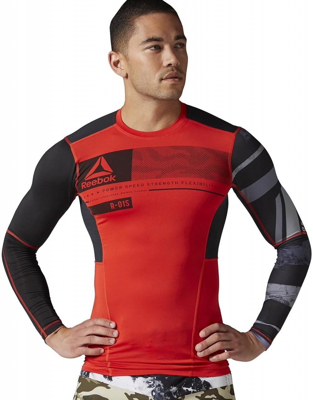 Pánské fitness tričko Reebok One Series ACTIVChill LS Compression Top