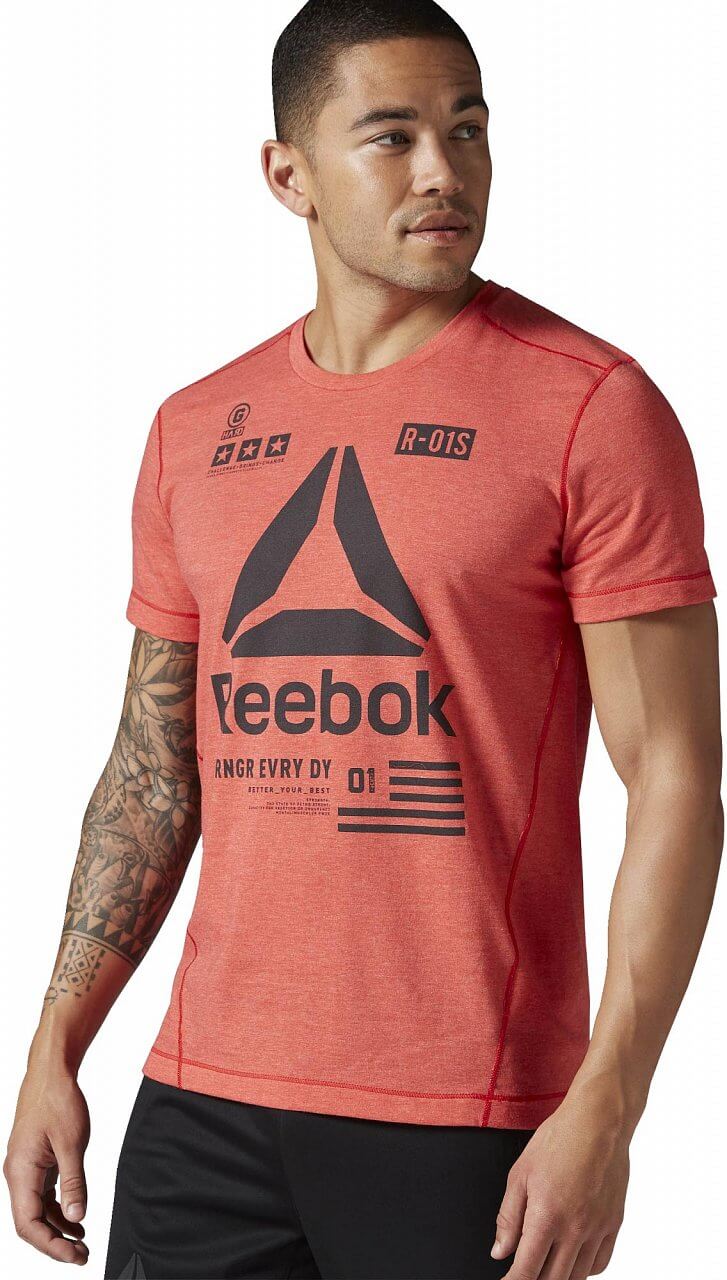 Pánské fitness tričko Reebok One Series SpeedWick Performance Delta Top