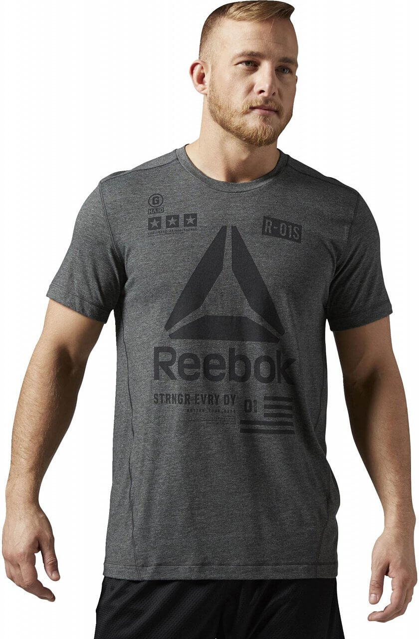 Pánské fitness tričko Reebok One Series SpeedWick Performance Delta Top
