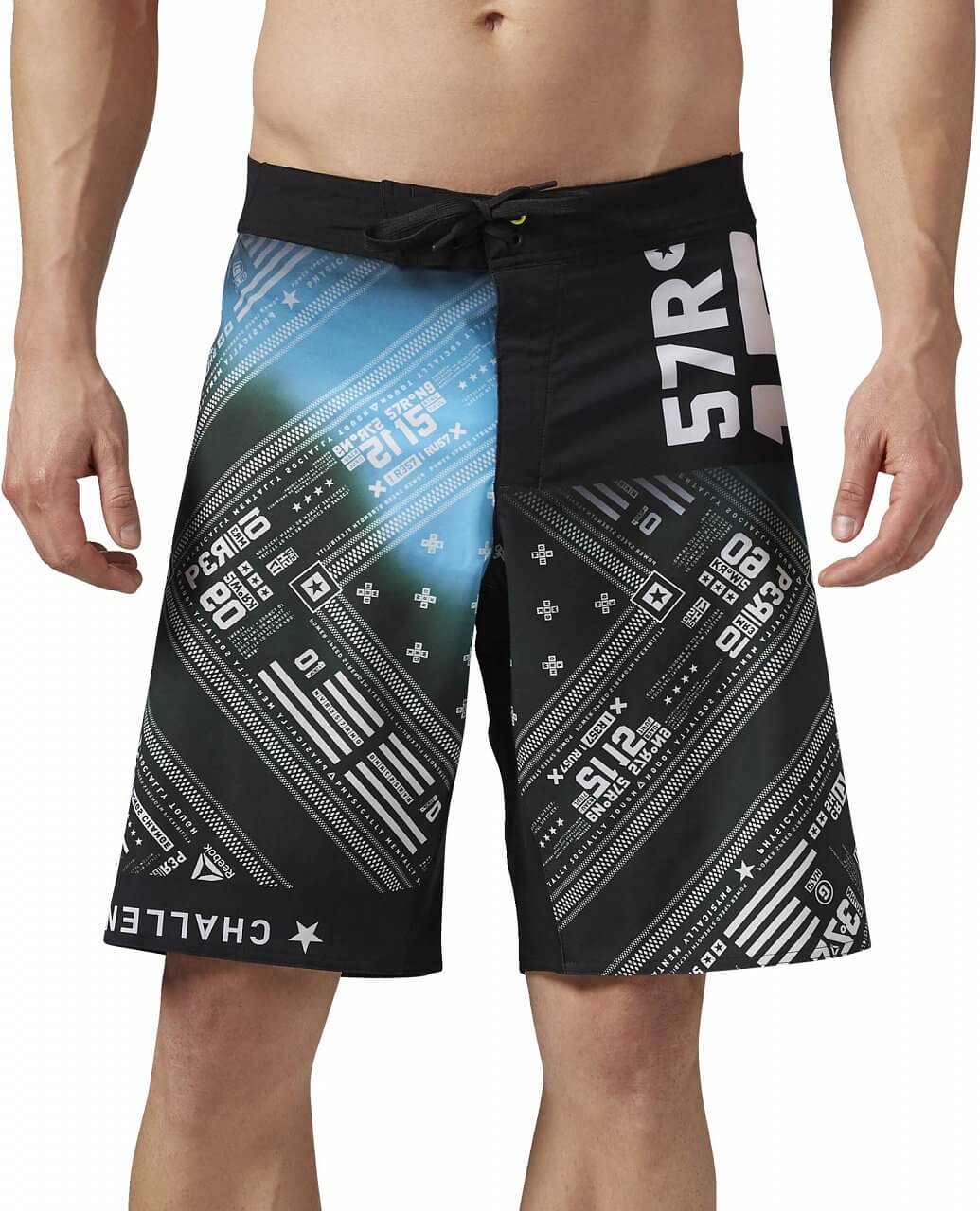 Pánske fitness šortky Reebok One Series Brandan Sublimated Short