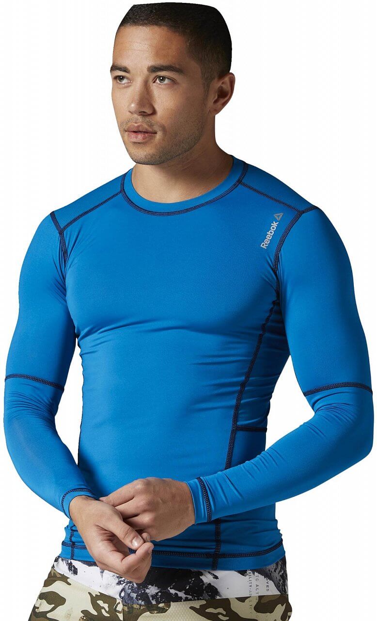 Pánské fitness tričko Reebok WorkOut Ready Compression Long Sleeve