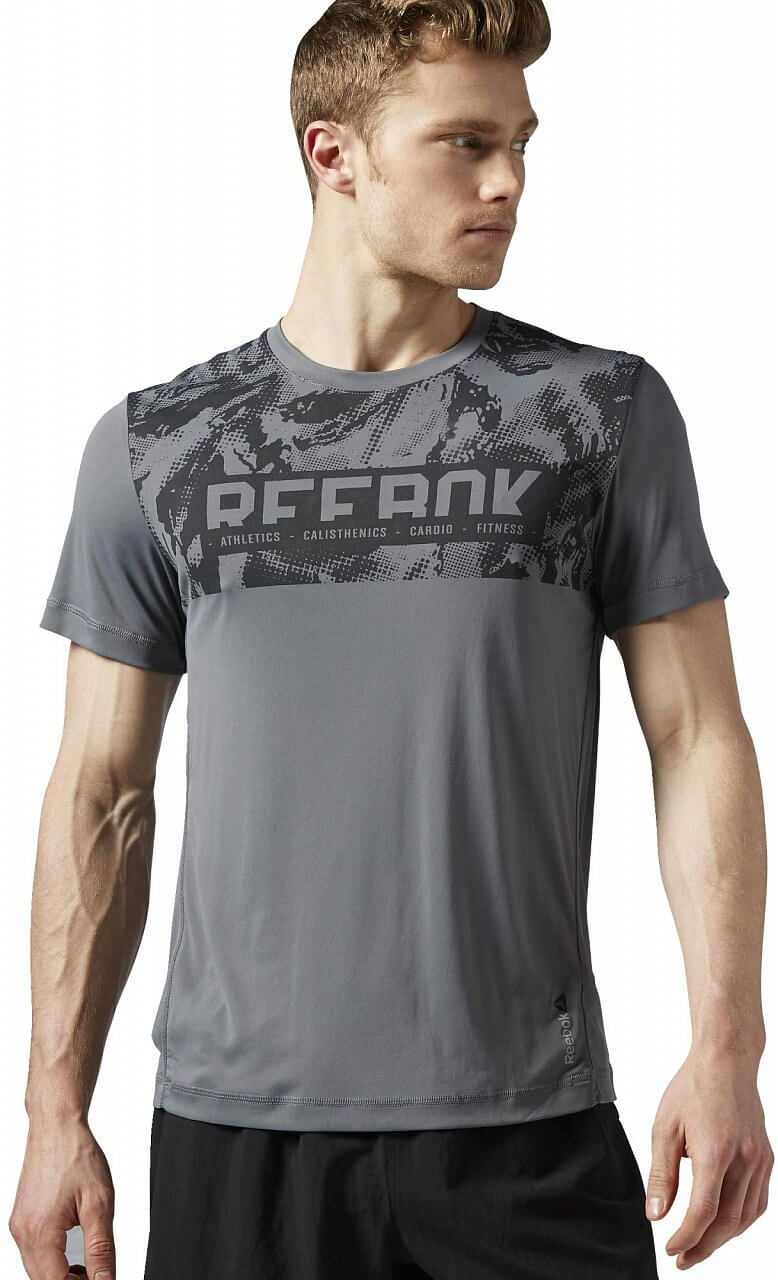 Pánské fitness tričko Reebok WorkOut Ready Premium Graphic Tech Top