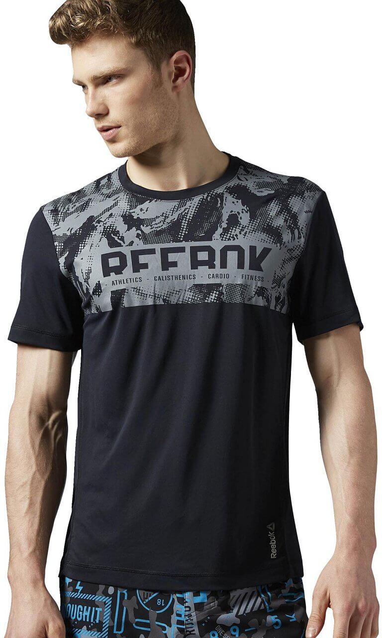 Pánské fitness tričko Reebok WorkOut Ready Premium Graphic Tech Top