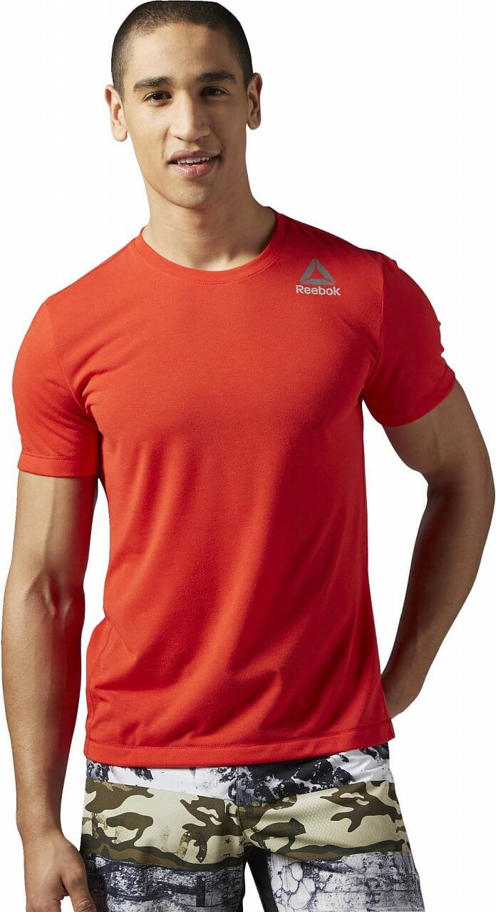 Pánské fitness tričko Reebok WorkOut Ready Stacked Logo Supremium Tee